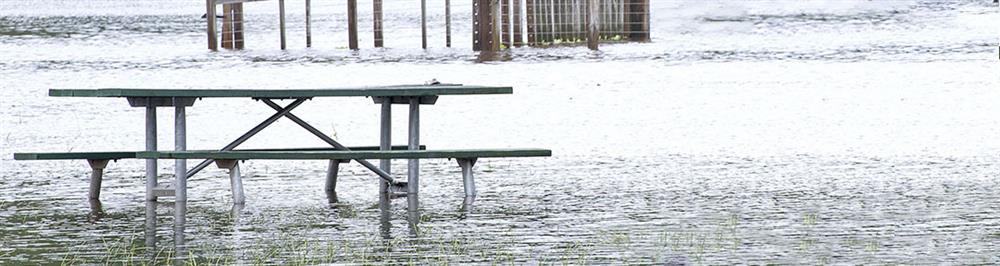 Flooded Picnic Table
